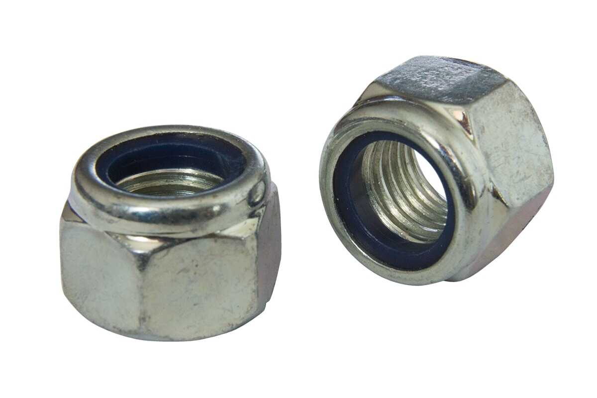 Гайка самостопорна М5, міцн 8, висока, полімер кільце, цинк